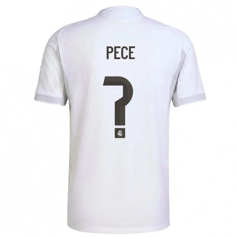 Danxen Heren Pece #0 Wit Geel Thuisshirt Thuistenue 2025/26 T-Shirt