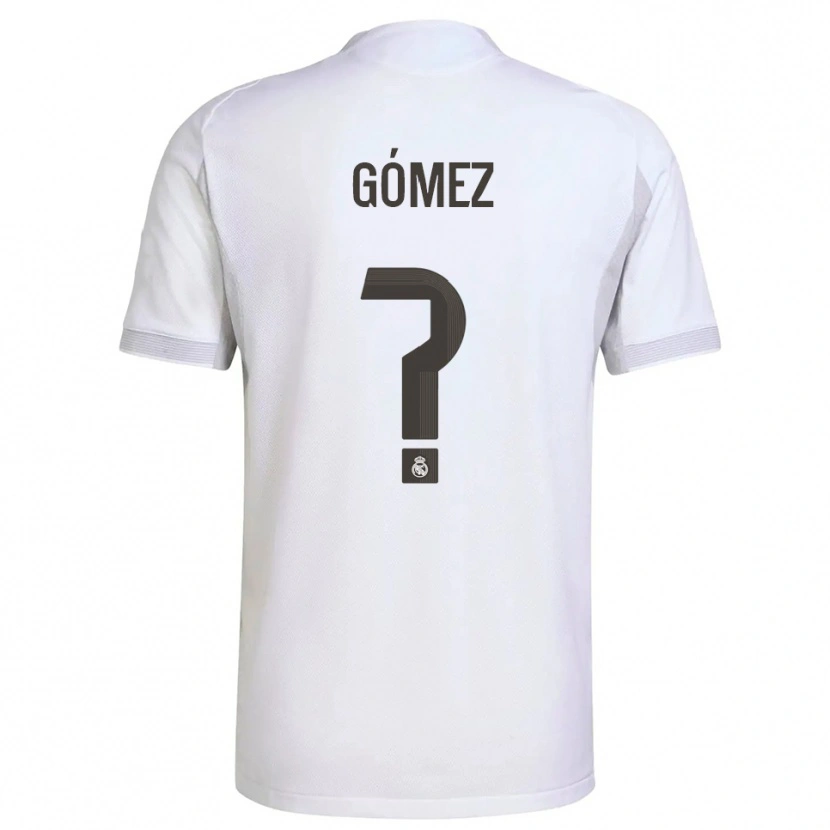 Danxen Heren Aarón Gómez #0 Wit Geel Thuisshirt Thuistenue 2025/26 T-Shirt