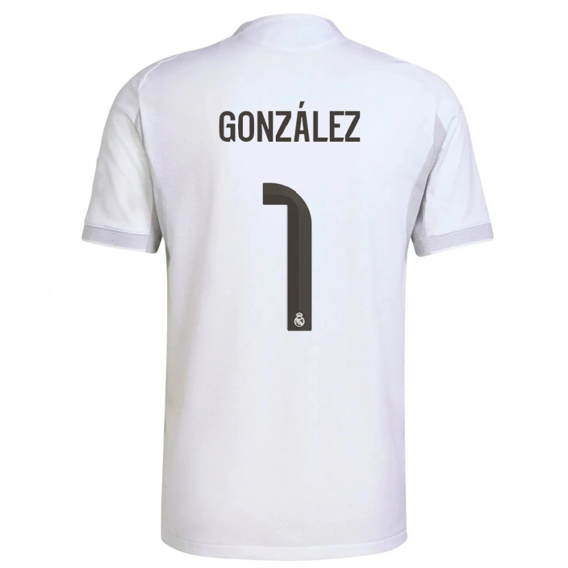 Danxen Heren Álvaro González #1 Wit Geel Thuisshirt Thuistenue 2025/26 T-Shirt