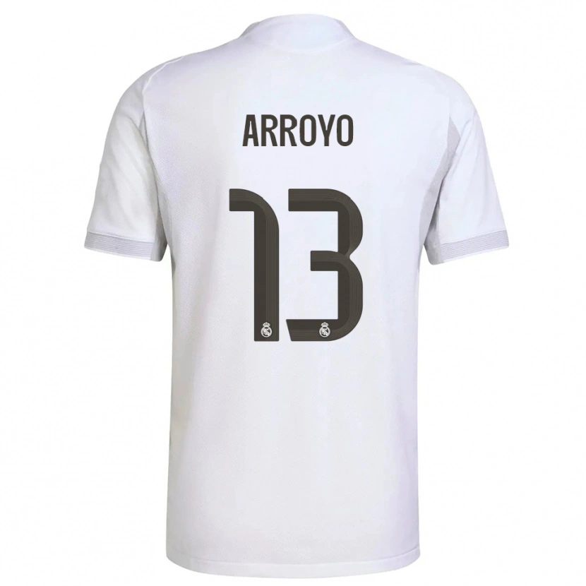 Danxen Heren Diego Arroyo #13 Wit Geel Thuisshirt Thuistenue 2025/26 T-Shirt