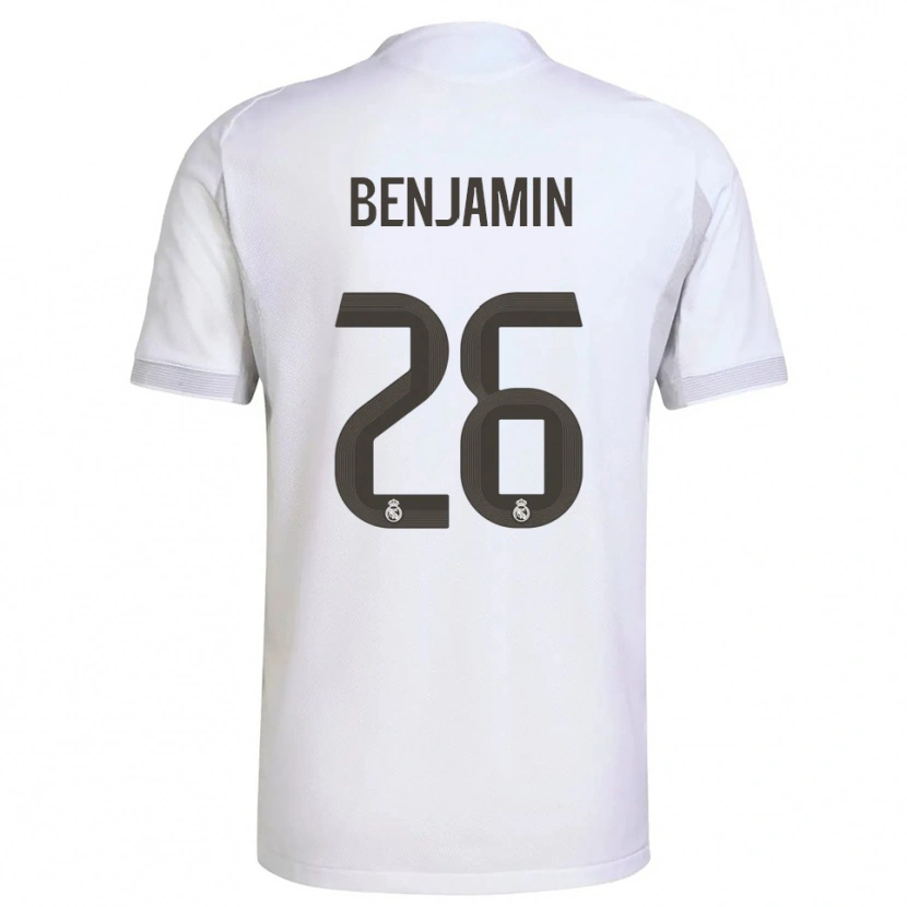Danxen Heren Emanuel #26 Wit Geel Thuisshirt Thuistenue 2025/26 T-Shirt