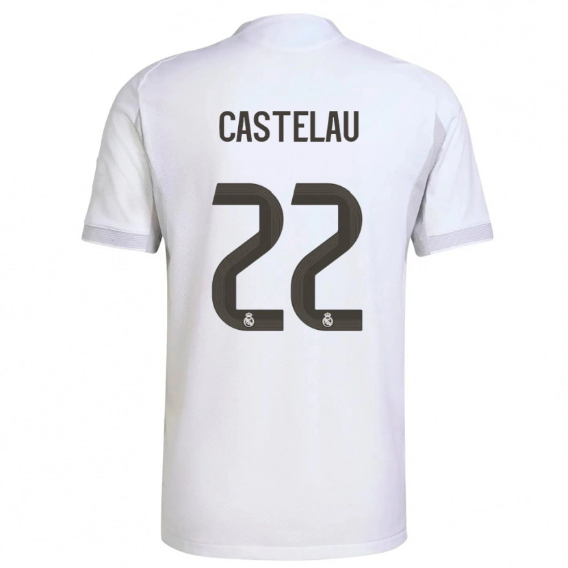 Danxen Heren Alber Castelau #22 Wit Geel Thuisshirt Thuistenue 2025/26 T-Shirt