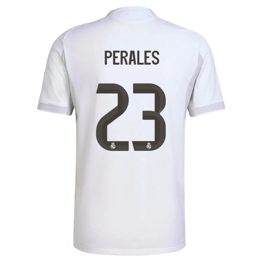 Danxen Heren Miguel Perales #23 Wit Geel Thuisshirt Thuistenue 2025/26 T-Shirt