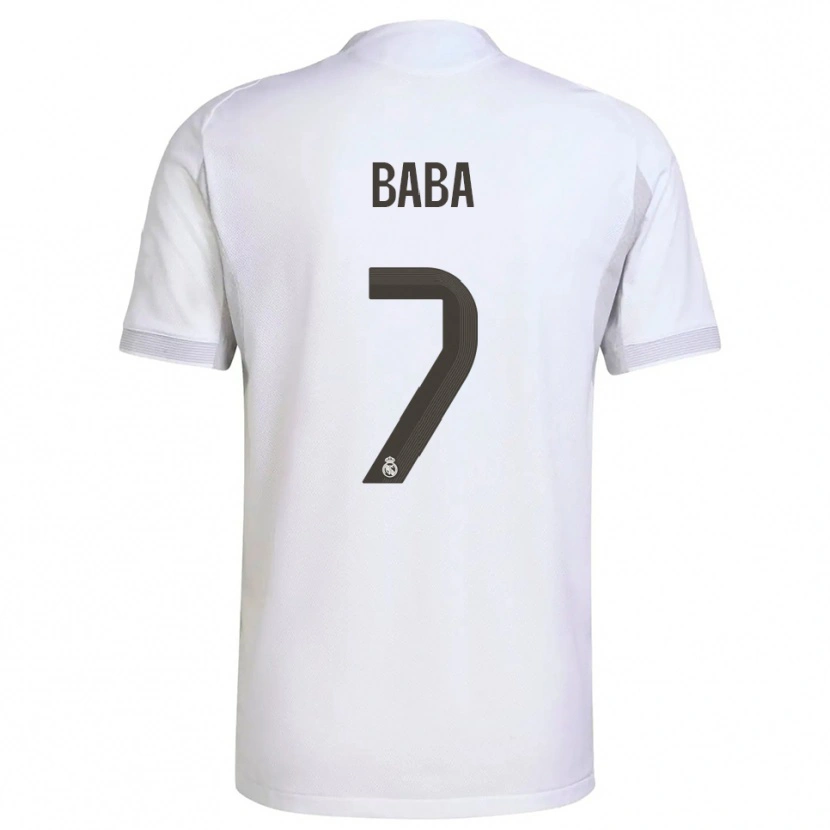 Danxen Heren Baba Diocou #7 Wit Geel Thuisshirt Thuistenue 2025/26 T-Shirt