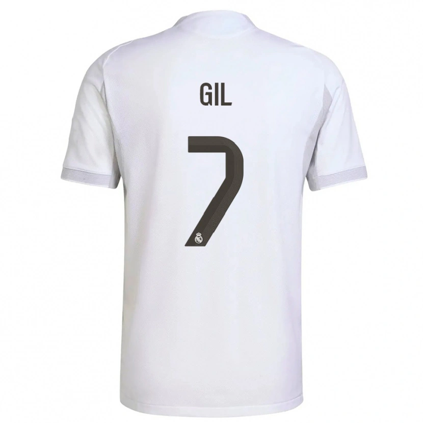 Danxen Heren Iker Gil #7 Wit Geel Thuisshirt Thuistenue 2025/26 T-Shirt