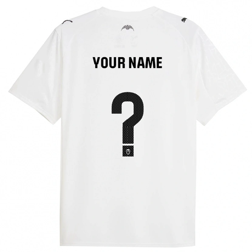 Danxen Heren Uw Naam #0 Wit Zwart Thuisshirt Thuistenue 2025/26 T-Shirt