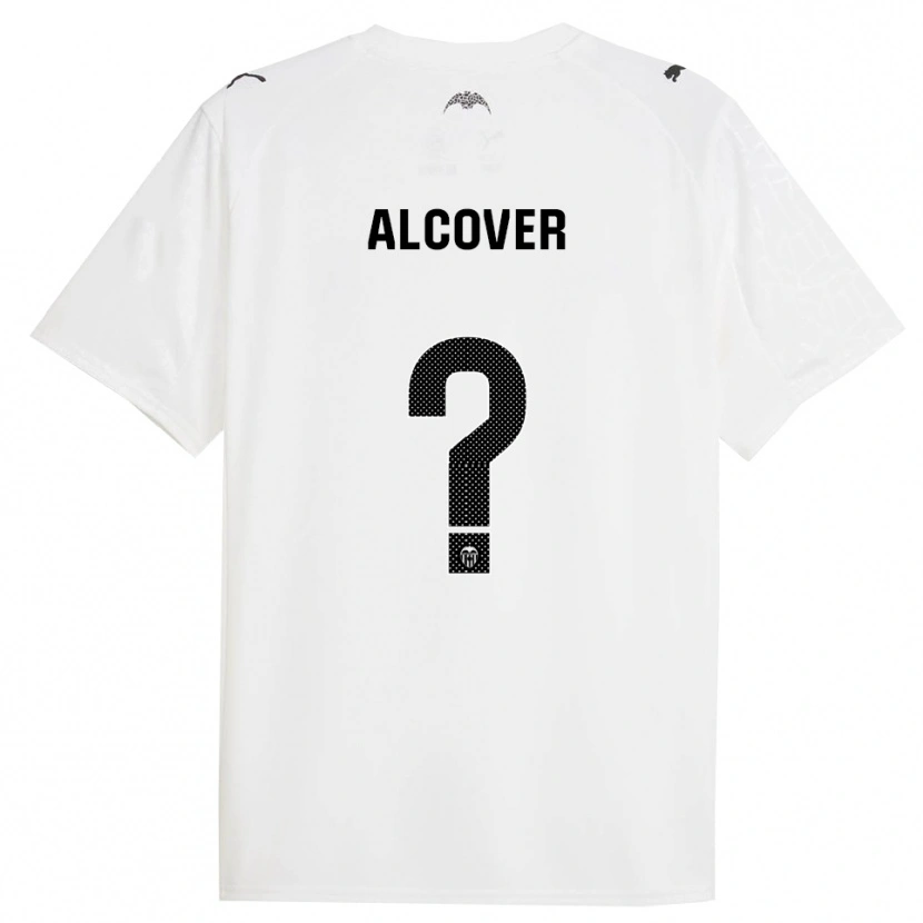 Danxen Heren David Alcover #0 Wit Zwart Thuisshirt Thuistenue 2025/26 T-Shirt