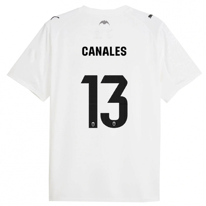 Danxen Heren Antonia Canales #13 Wit Zwart Thuisshirt Thuistenue 2025/26 T-Shirt