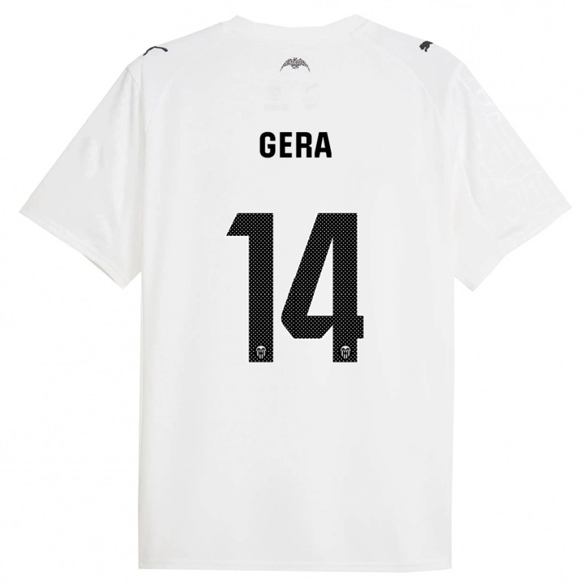 Danxen Heren Alin Gera #14 Wit Zwart Thuisshirt Thuistenue 2025/26 T-Shirt