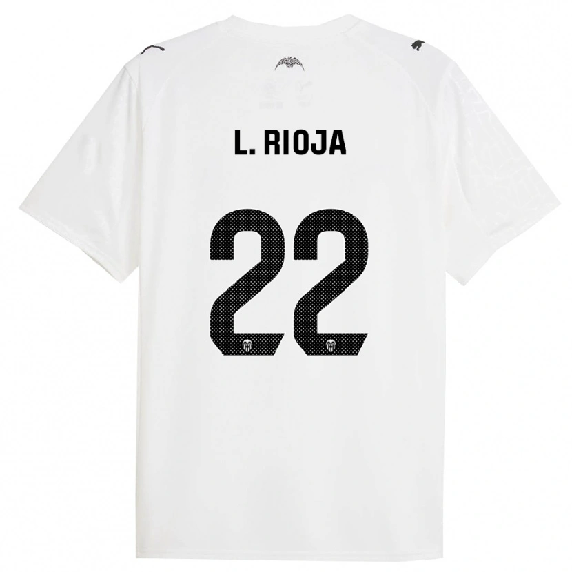 Danxen Heren Luis Rioja #22 Wit Zwart Thuisshirt Thuistenue 2025/26 T-Shirt