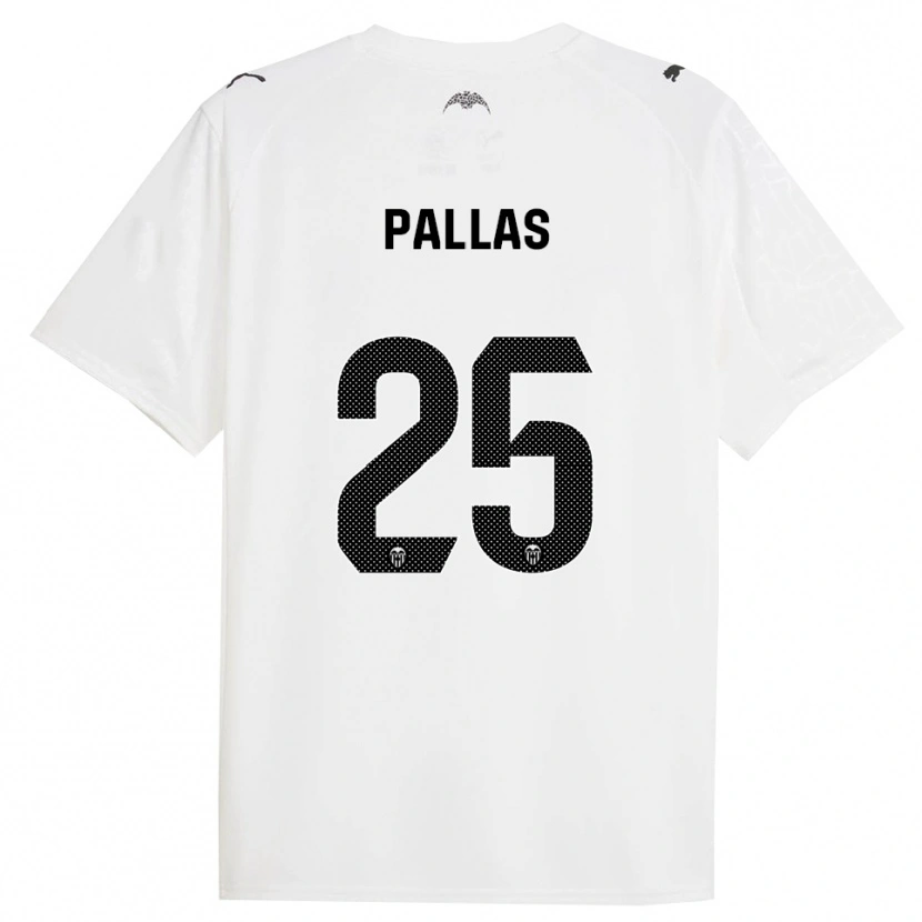 Danxen Heren Nerea Pallas #25 Wit Zwart Thuisshirt Thuistenue 2025/26 T-Shirt