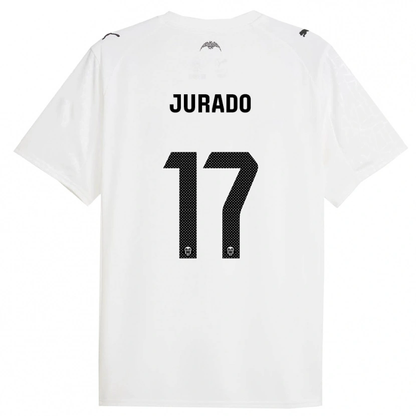 Danxen Heren Marc Jurado #17 Wit Zwart Thuisshirt Thuistenue 2025/26 T-Shirt
