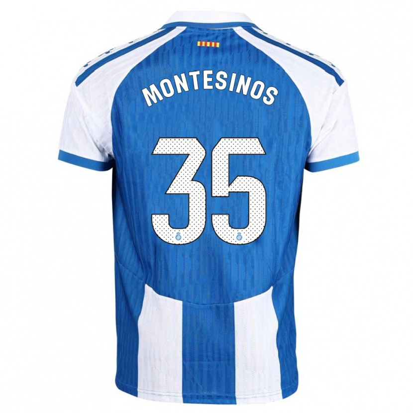 Danxen Heren Pol Montesinos #35 Blauw Wit Thuisshirt Thuistenue 2025/26 T-Shirt