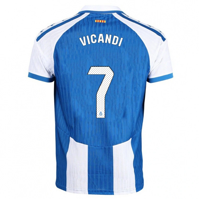 Danxen Heren Aimar Vicandi #7 Blauw Wit Thuisshirt Thuistenue 2025/26 T-Shirt