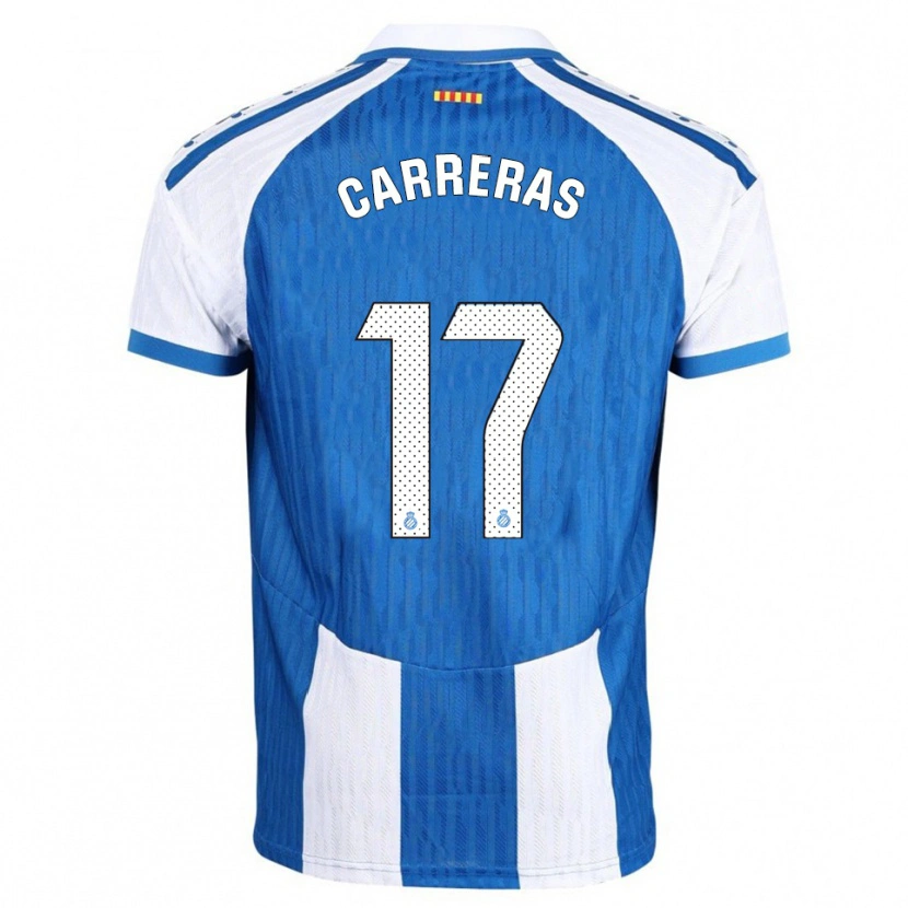 Danxen Heren Jofre Carreras #17 Blauw Wit Thuisshirt Thuistenue 2025/26 T-Shirt