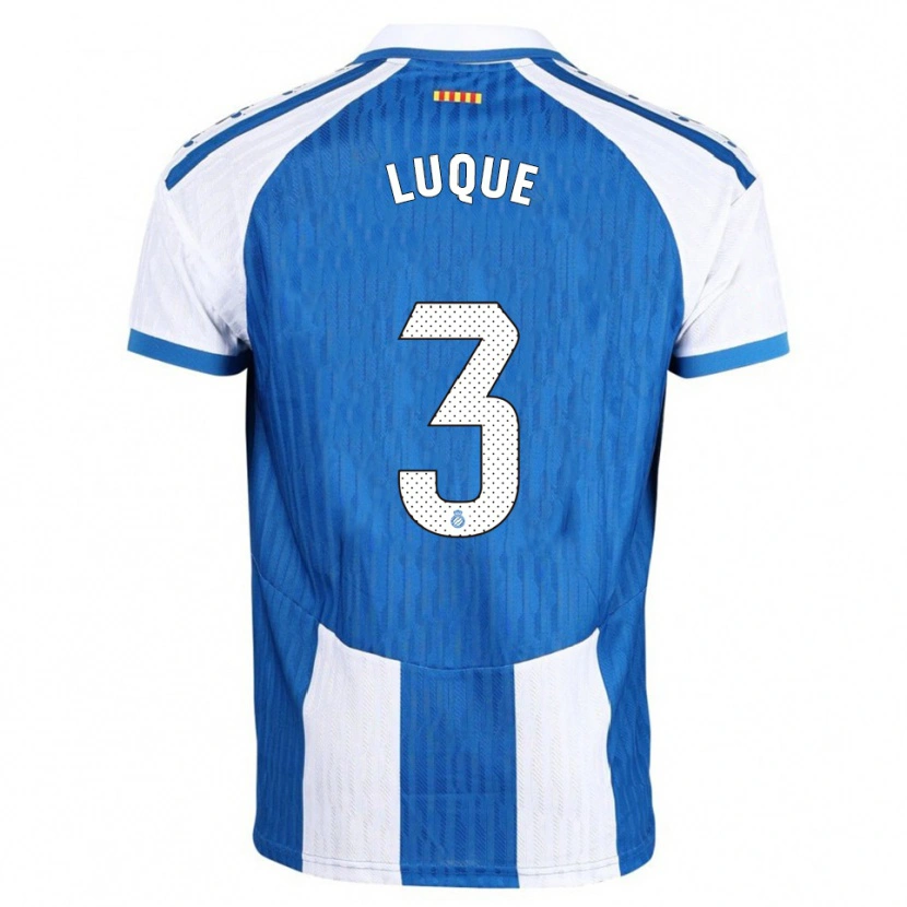 Danxen Heren Gerard Luque #3 Blauw Wit Thuisshirt Thuistenue 2025/26 T-Shirt