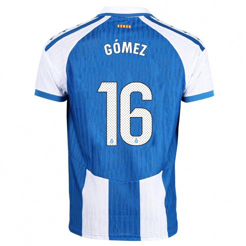 Danxen Heren Ferran Gómez #16 Blauw Wit Thuisshirt Thuistenue 2025/26 T-Shirt