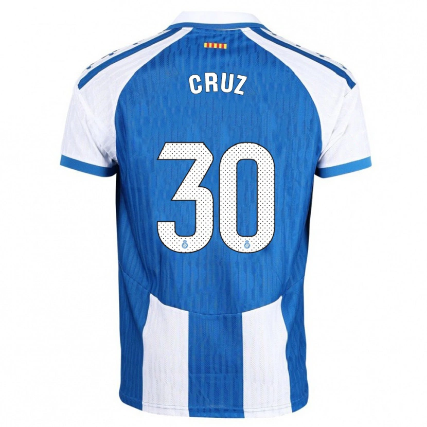 Danxen Heren Denis Cruz #30 Blauw Wit Thuisshirt Thuistenue 2025/26 T-Shirt