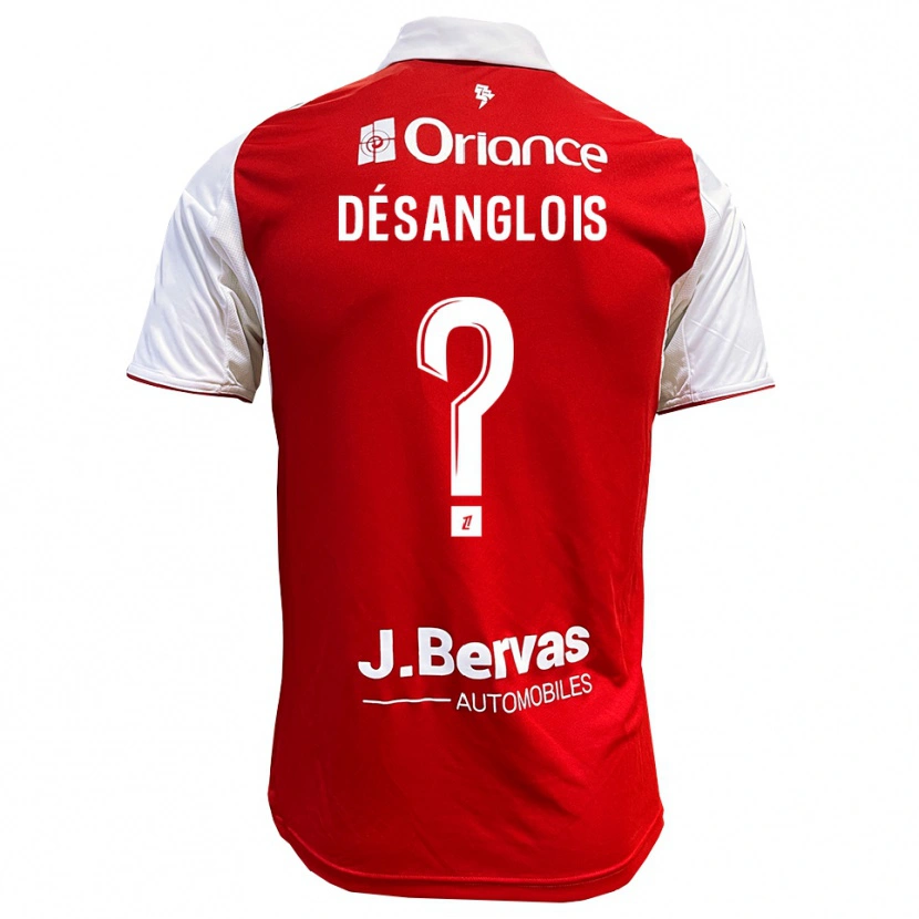 Danxen Heren Alice Désanglois #0 Rood Wit Thuisshirt Thuistenue 2025/26 T-Shirt