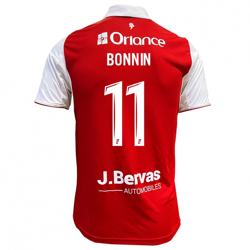 Danxen Heren Lilian Bonnin #11 Rood Wit Thuisshirt Thuistenue 2025/26 T-Shirt