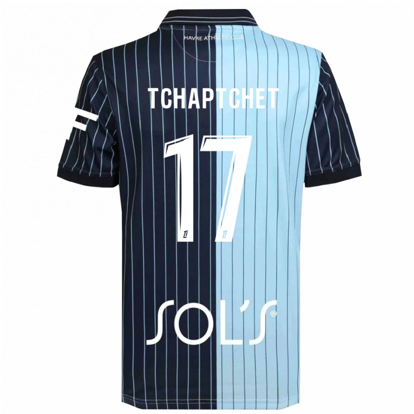 Danxen Heren Chanel Tchaptchet #17 Marineblauw Hemelsblauw Thuisshirt Thuistenue 2025/26 T-Shirt