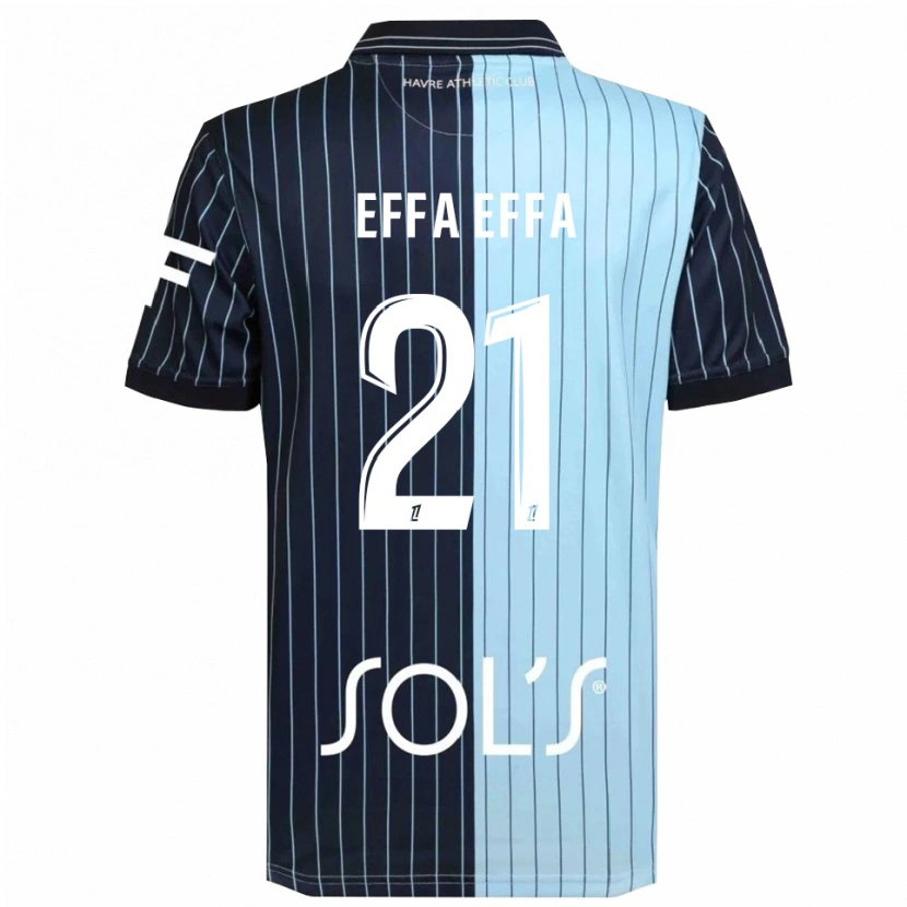 Danxen Heren Chancelle Effa Effa #21 Marineblauw Hemelsblauw Thuisshirt Thuistenue 2025/26 T-Shirt