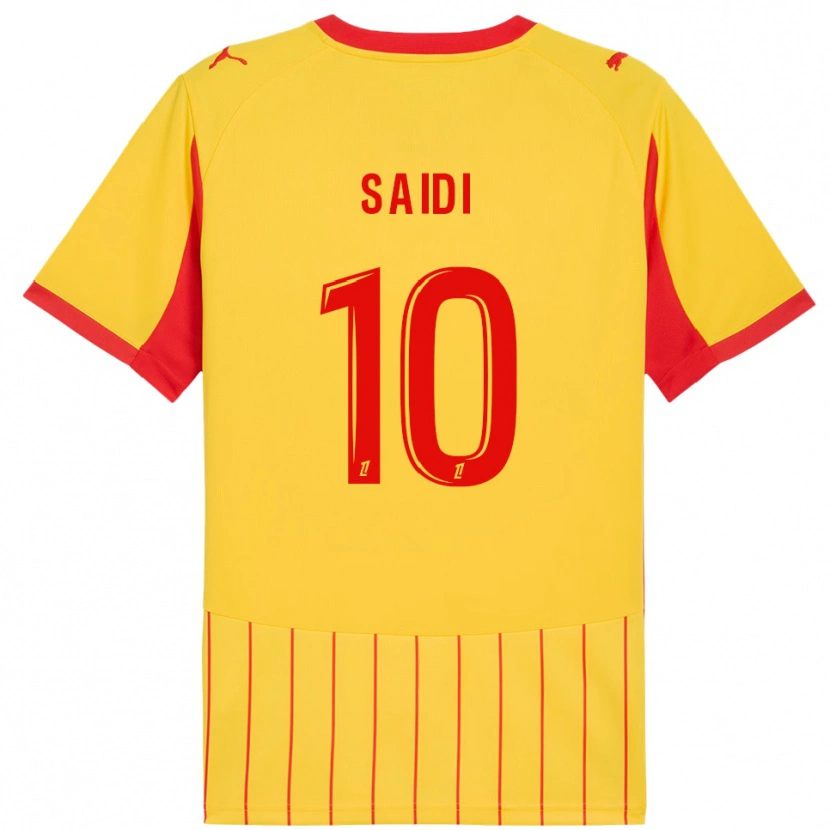 Danxen Heren Kahissa Saïdi Muscara #10 Geel Rood Thuisshirt Thuistenue 2025/26 T-Shirt