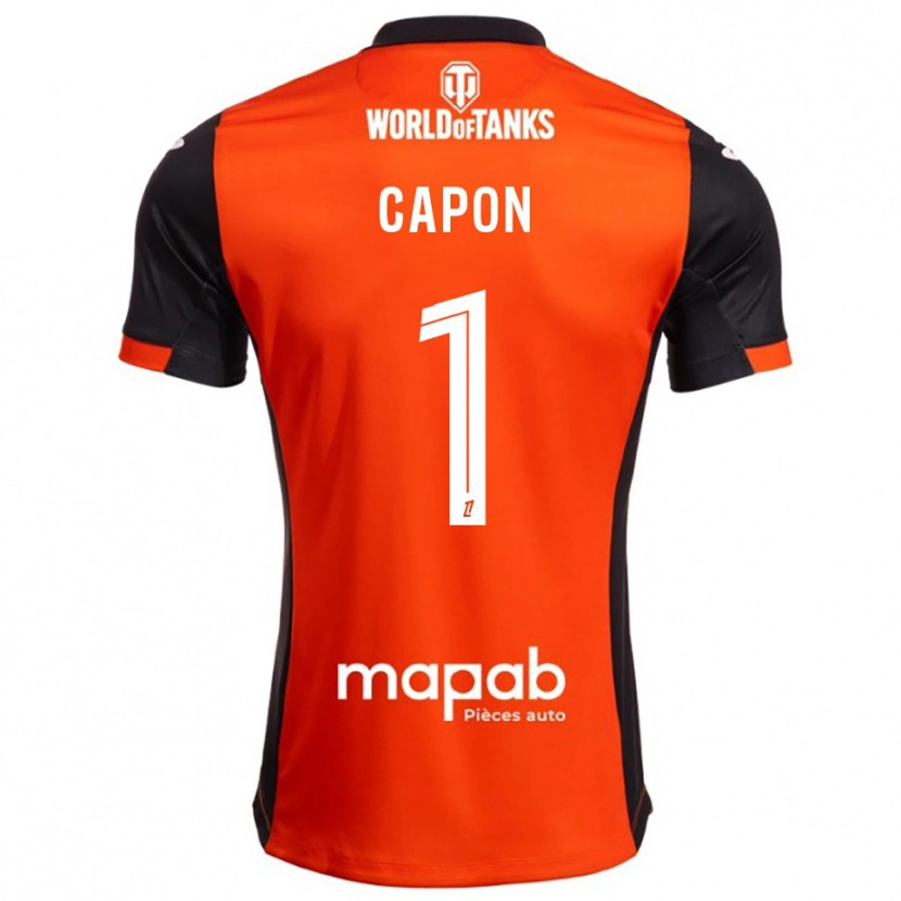 Danxen Heren Emma Capon #1 Zwart Oranje Thuisshirt Thuistenue 2025/26 T-Shirt