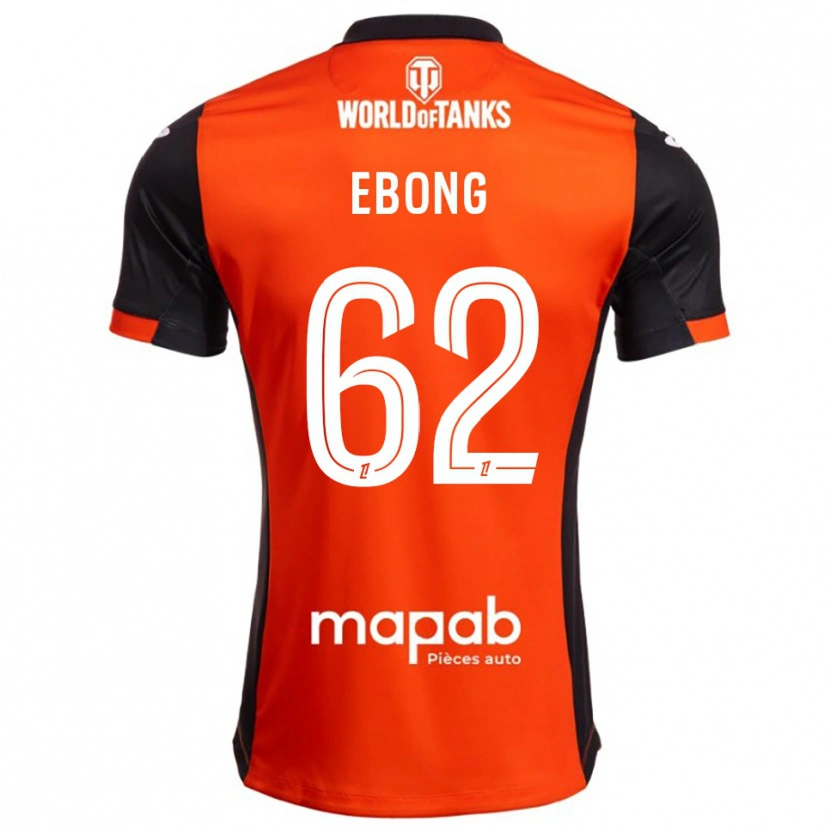 Danxen Heren Arthur Avom #62 Zwart Oranje Thuisshirt Thuistenue 2025/26 T-Shirt