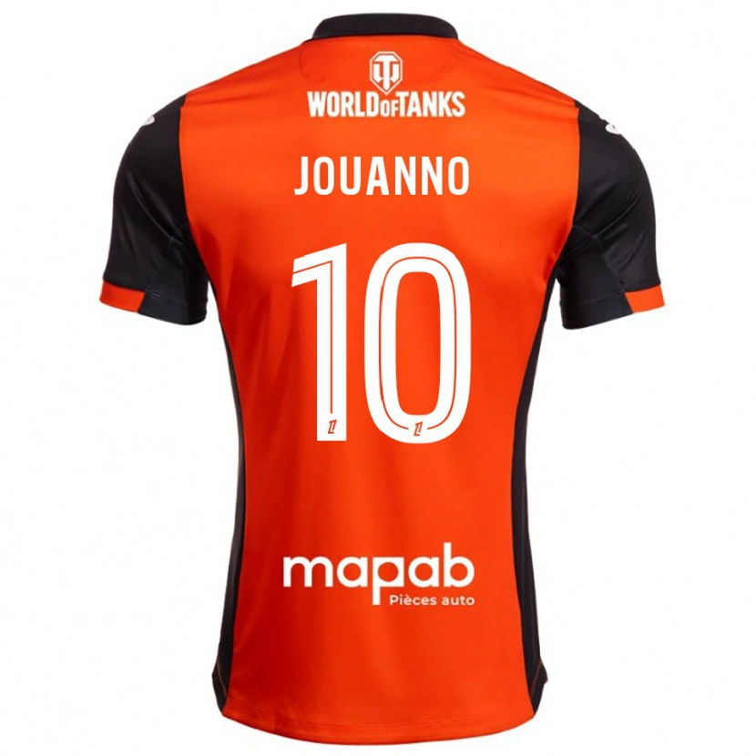 Danxen Heren Mathilde Jouanno #10 Zwart Oranje Thuisshirt Thuistenue 2025/26 T-Shirt