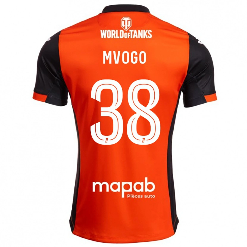 Danxen Heren Yvon Mvogo #38 Zwart Oranje Thuisshirt Thuistenue 2025/26 T-Shirt