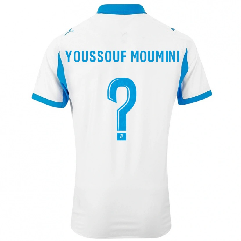 Danxen Heren Yakine Youssouf Moumini #0 Wit Hemelsblauw Thuisshirt Thuistenue 2025/26 T-Shirt