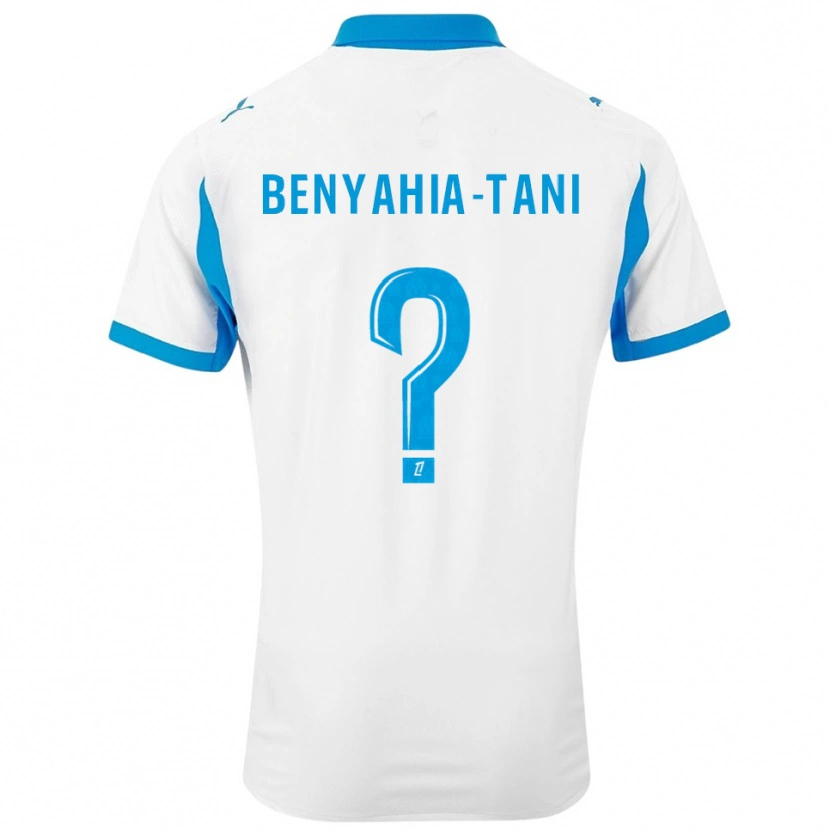 Danxen Heren Aylan Benyahia-Tani #0 Wit Hemelsblauw Thuisshirt Thuistenue 2025/26 T-Shirt
