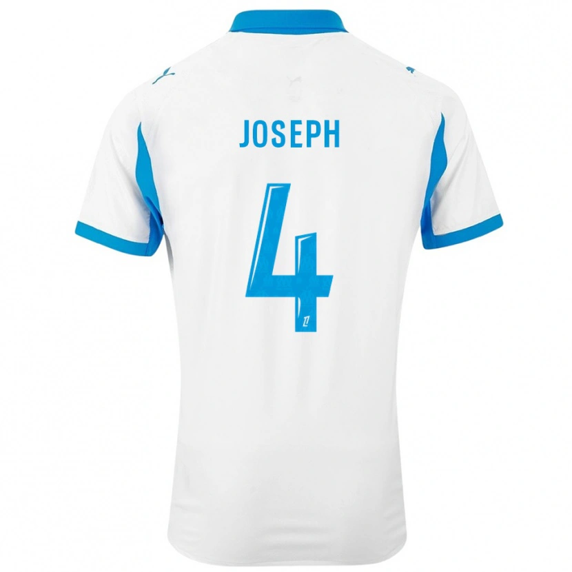 Danxen Heren Tabita Joseph #4 Wit Hemelsblauw Thuisshirt Thuistenue 2025/26 T-Shirt