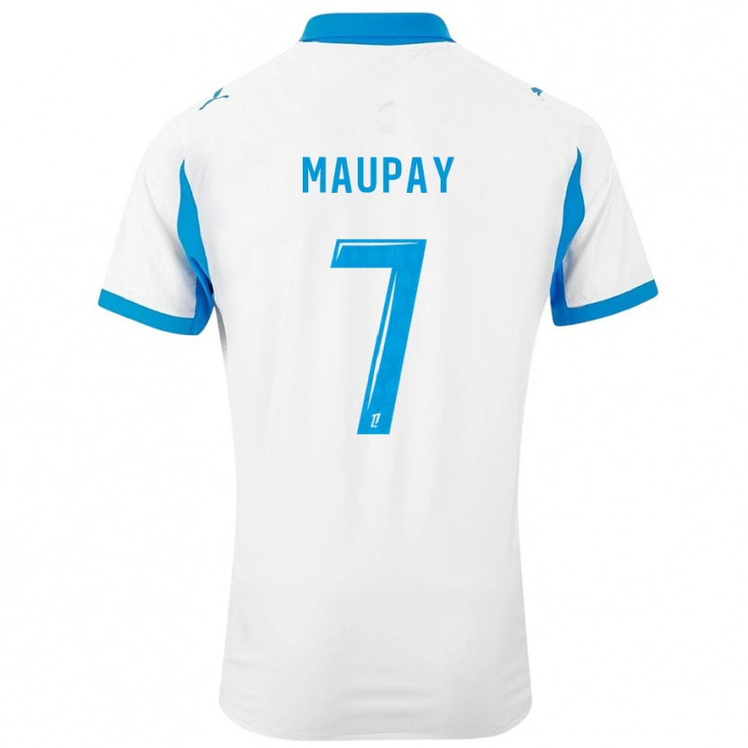 Danxen Heren Neal Maupay #7 Wit Hemelsblauw Thuisshirt Thuistenue 2025/26 T-Shirt