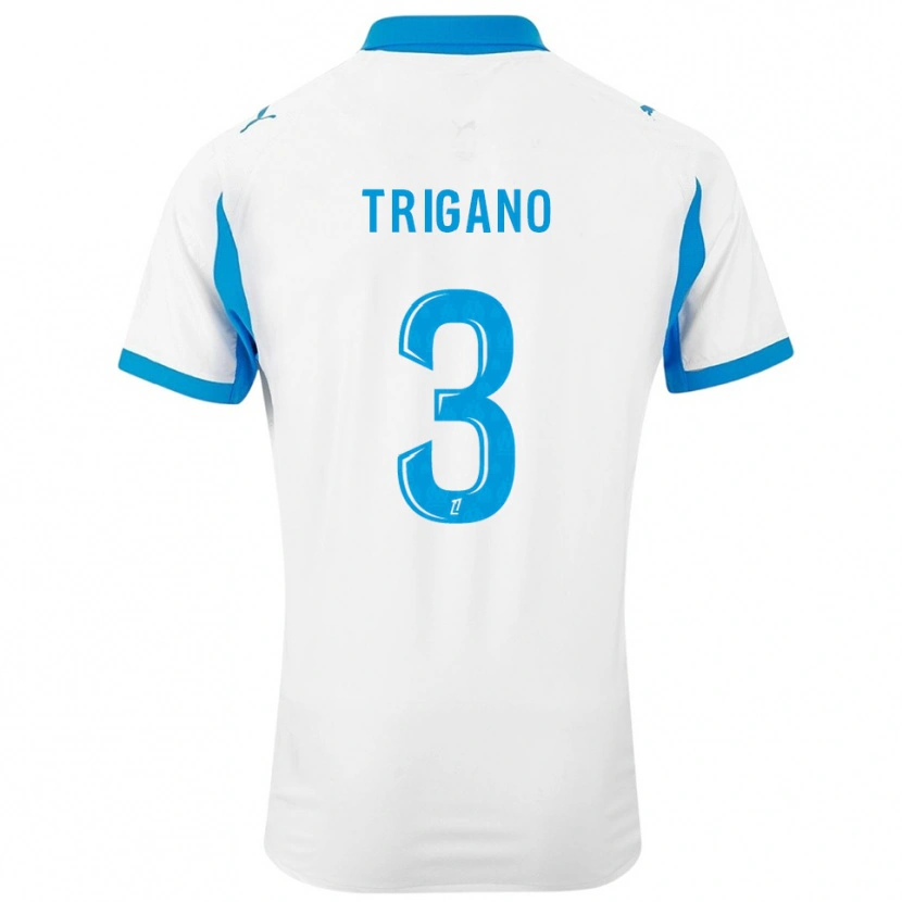 Danxen Heren Paolo Trigano #3 Wit Hemelsblauw Thuisshirt Thuistenue 2025/26 T-Shirt