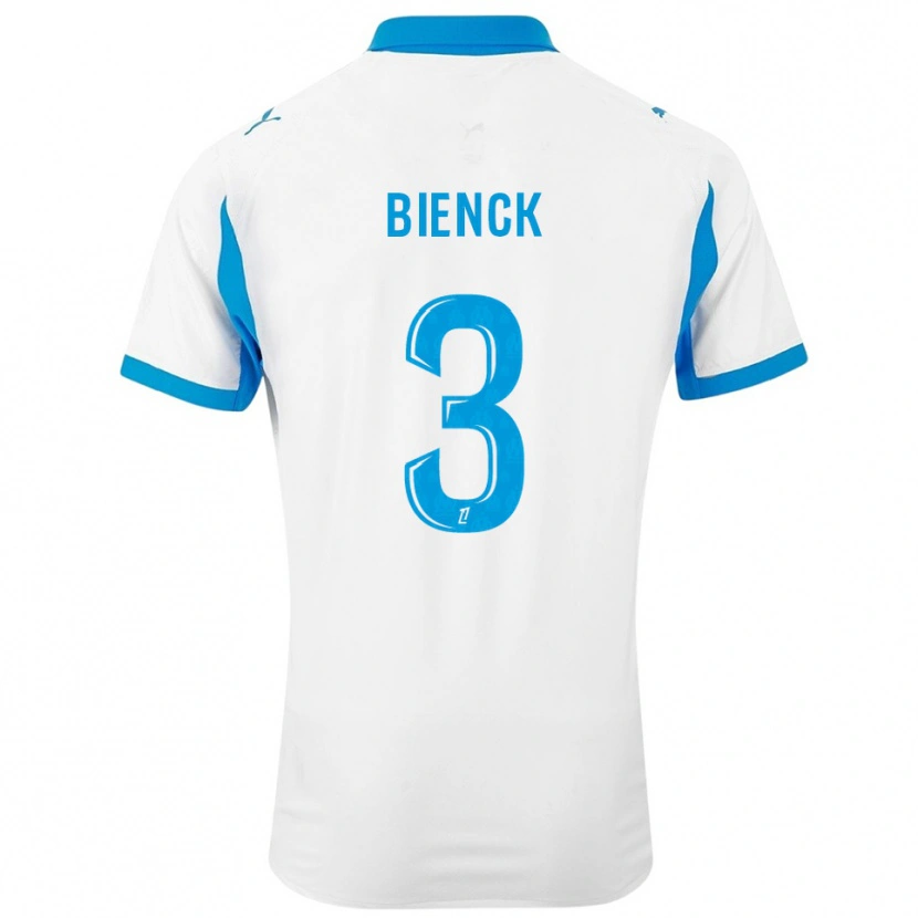 Danxen Heren Felix Bienck #3 Wit Hemelsblauw Thuisshirt Thuistenue 2025/26 T-Shirt