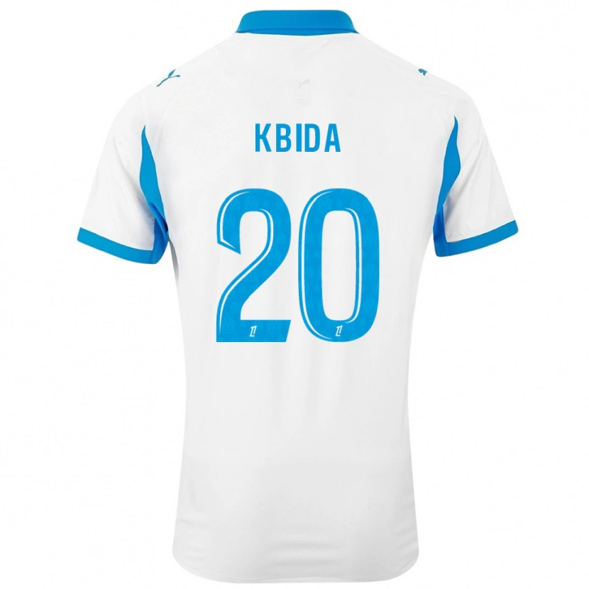 Danxen Heren Ines Kbida #20 Wit Hemelsblauw Thuisshirt Thuistenue 2025/26 T-Shirt