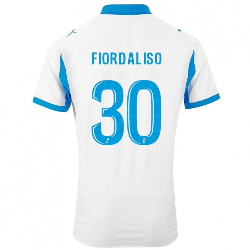 Danxen Heren Thelma Fiordaliso #30 Wit Hemelsblauw Thuisshirt Thuistenue 2025/26 T-Shirt