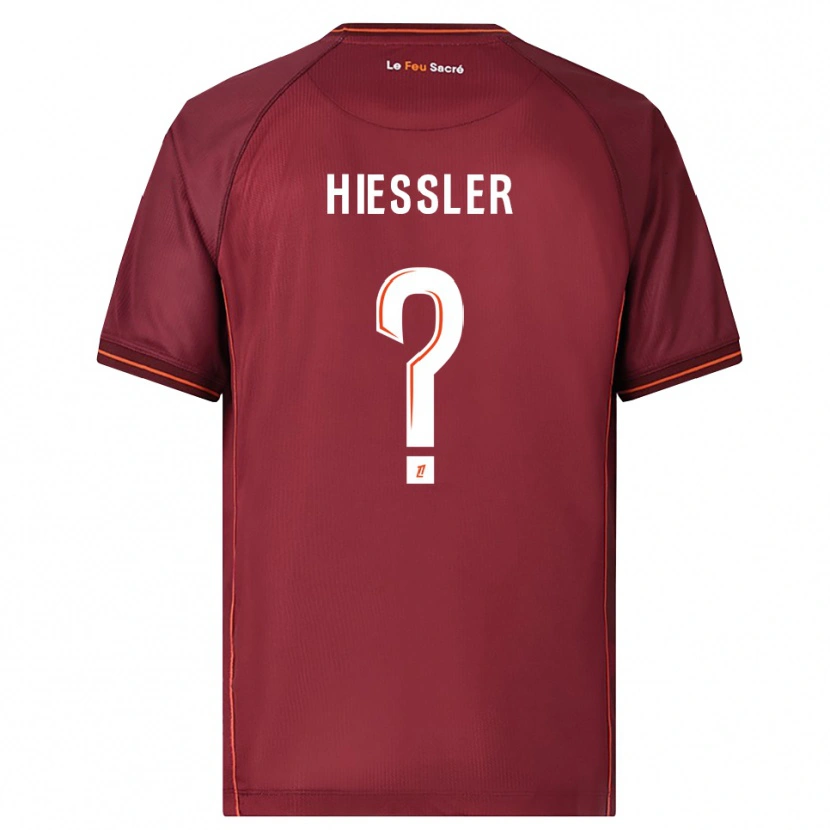 Danxen Heren Morgan Hiessler #0 Bordeaux Wit Thuisshirt Thuistenue 2025/26 T-Shirt
