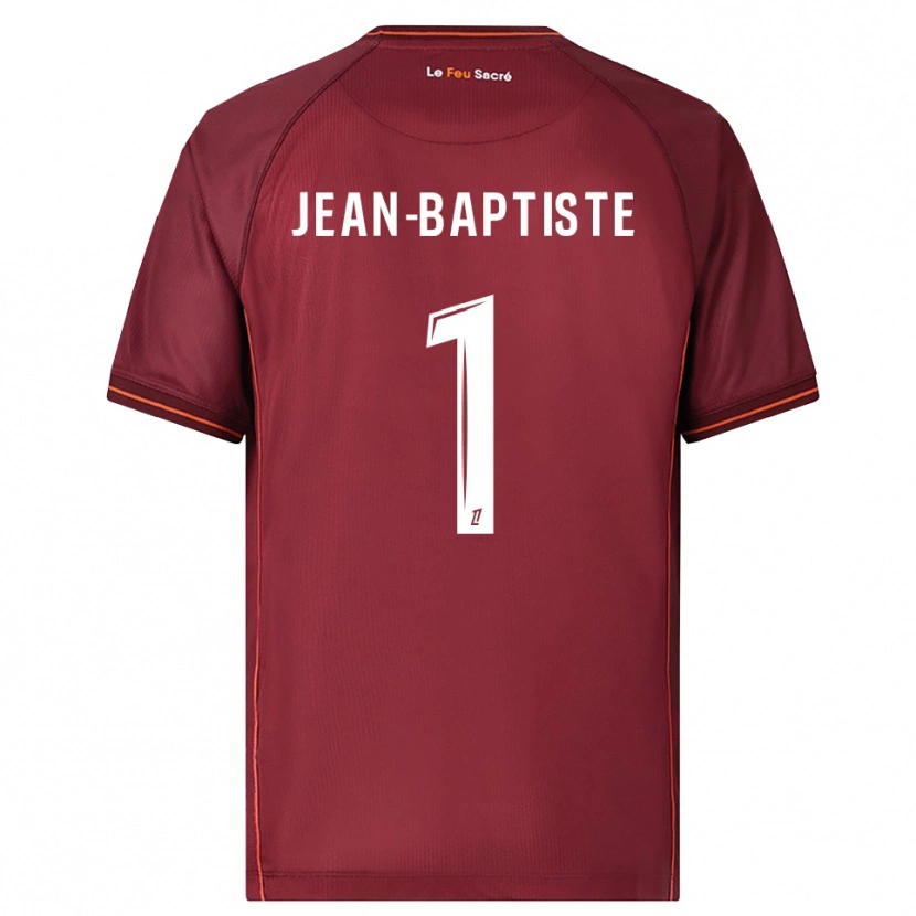 Danxen Heren Romain Jean-Baptiste #1 Bordeaux Wit Thuisshirt Thuistenue 2025/26 T-Shirt