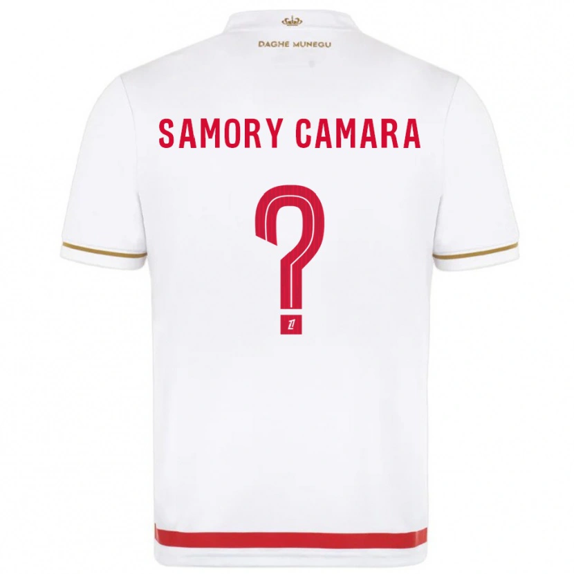 Danxen Heren Verges Samory Camara #0 Rood Wit Thuisshirt Thuistenue 2025/26 T-Shirt