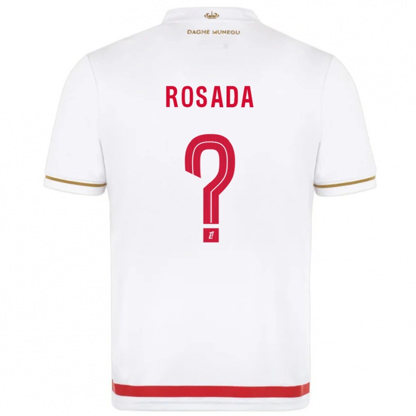 Danxen Heren Riley Rosada #0 Rood Wit Thuisshirt Thuistenue 2025/26 T-Shirt
