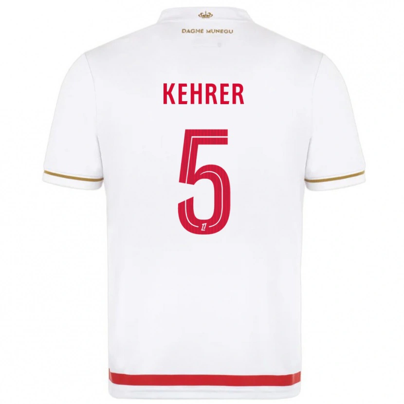 Danxen Heren Thilo Kehrer #5 Rood Wit Thuisshirt Thuistenue 2025/26 T-Shirt