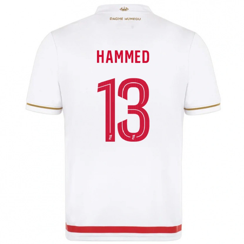 Danxen Heren Maher Hammed #13 Rood Wit Thuisshirt Thuistenue 2025/26 T-Shirt