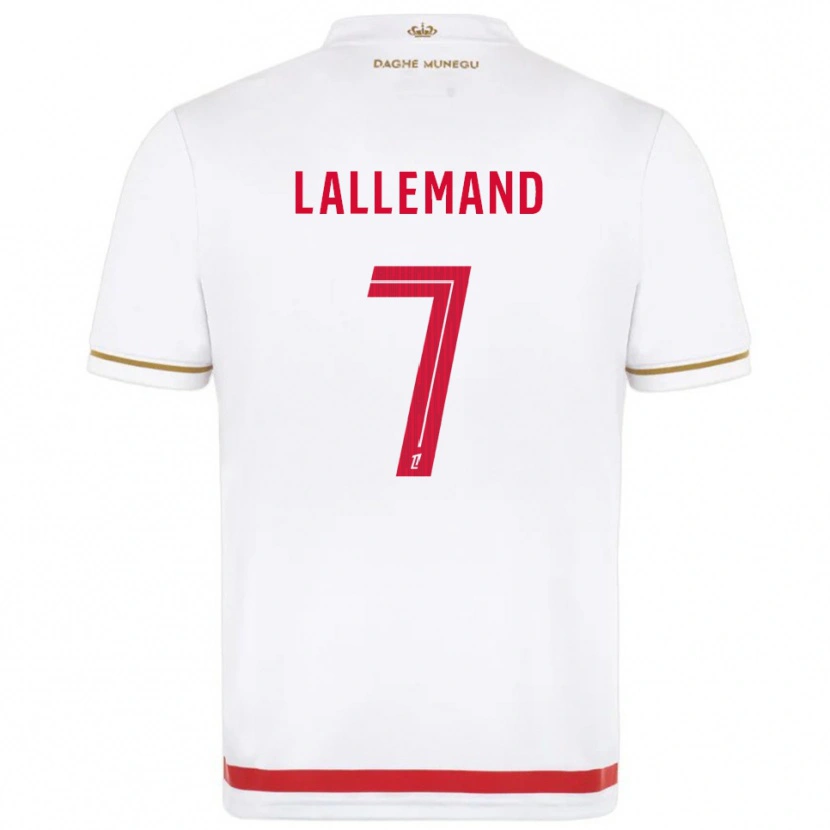 Danxen Heren Nassim Lallemand #7 Rood Wit Thuisshirt Thuistenue 2025/26 T-Shirt