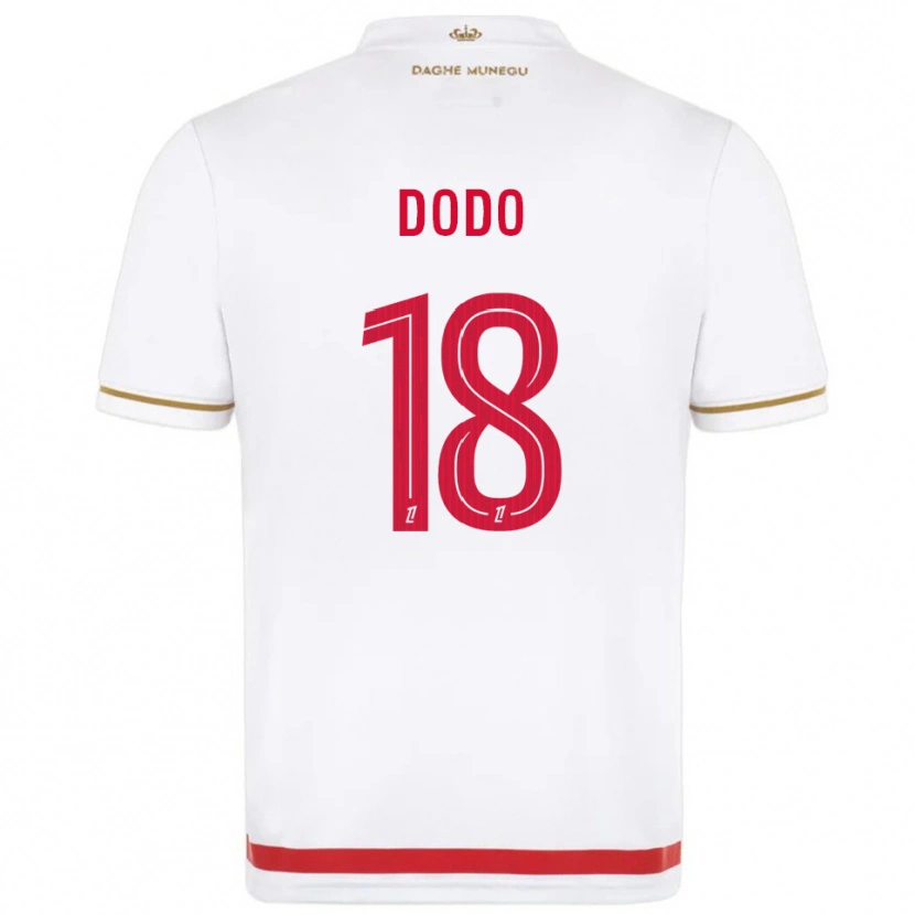 Danxen Heren Yannick Dodo #18 Rood Wit Thuisshirt Thuistenue 2025/26 T-Shirt