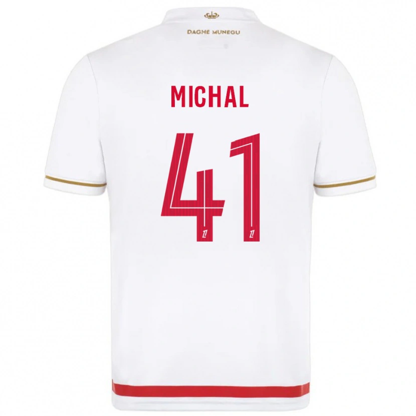 Danxen Heren Lucas Michal #41 Rood Wit Thuisshirt Thuistenue 2025/26 T-Shirt