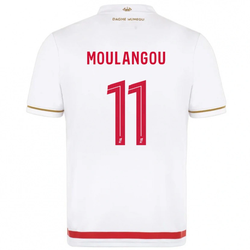 Danxen Heren Kenan Moulangou #11 Rood Wit Thuisshirt Thuistenue 2025/26 T-Shirt