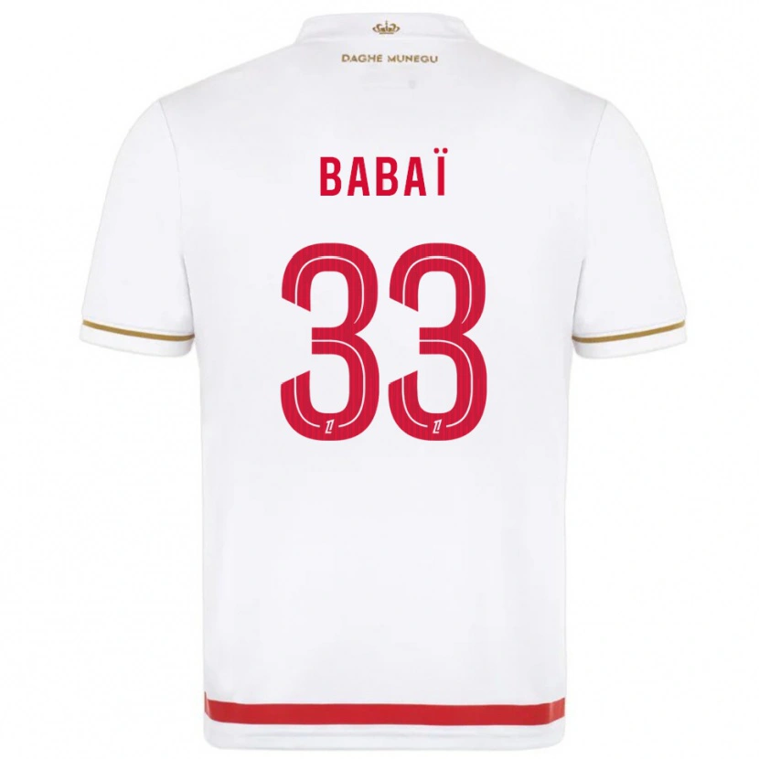 Danxen Heren Nazim Babaï #33 Rood Wit Thuisshirt Thuistenue 2025/26 T-Shirt